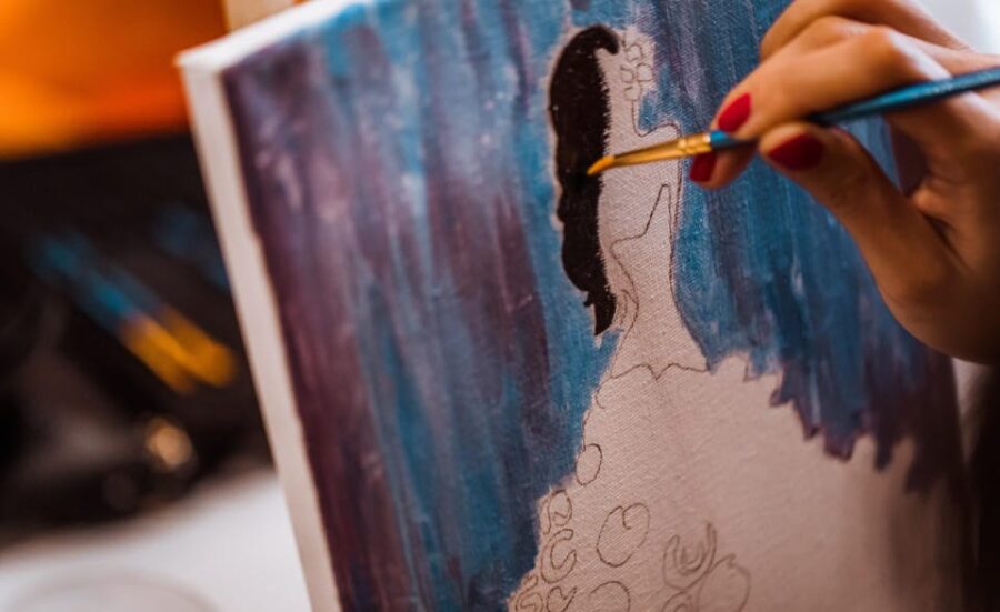 Madrid: Sip&Paint Workshop - Discover the Artistic Soul of Madrid at Soho Art Madrid