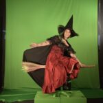 Magick Broom Costume Photography - Green Screen Technology - Salem’s Green Screen Magic: The Broomstick Ride