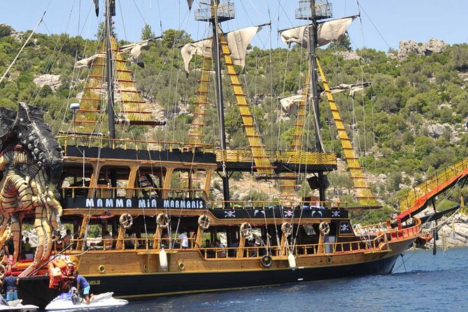 Marmaris All Inclusive Pirate Boat Trip With BBQ Lunch - First Stop: Feeding Fish at Heaven Island