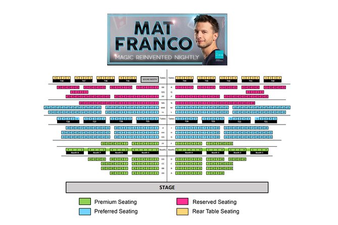 Mat Franco Magic Reinvented Nightly at the LINQ Hotel and Casino - Booking and Ticketing Details