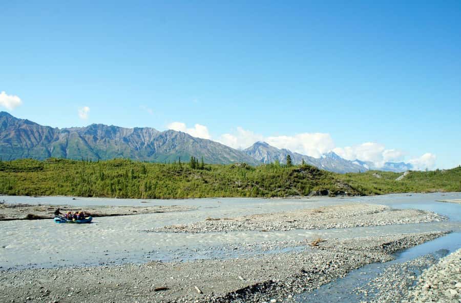 Matanuska River Scenic Float - Starting Point at NOVA Alaska Guides