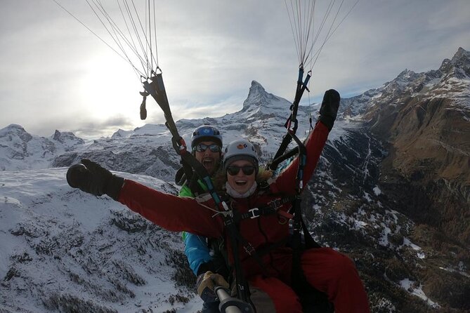 Matterhorn Paragliding flight in Zermatt (20-25min) - The Thrill of Tandem Paragliding from Rothorn or Gornergrat