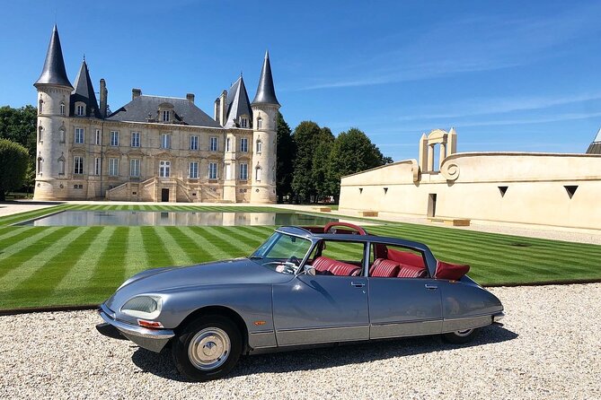 Médoc luxury wine trip from Bordeaux - Citroën DS Limousine Convertible - Visiting Château Margaux and Bordeaux’s Premier Crus
