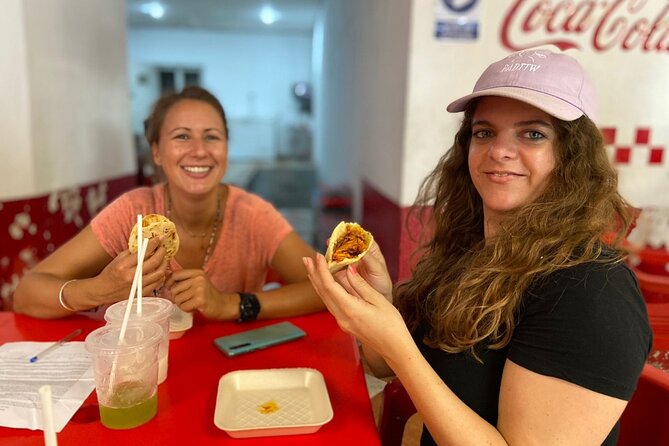Merida Walking Food Tour. Authentic & Local Cuisine - Tasting Cochinita Pibil at Mercado Lucas de Galvéz