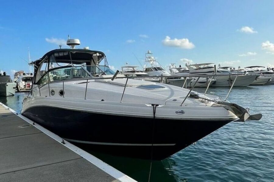 Miami: 37-Foot Sundancer Boat Rental - The Yacht: A 34-Foot Sundancer for a Luxurious Feel