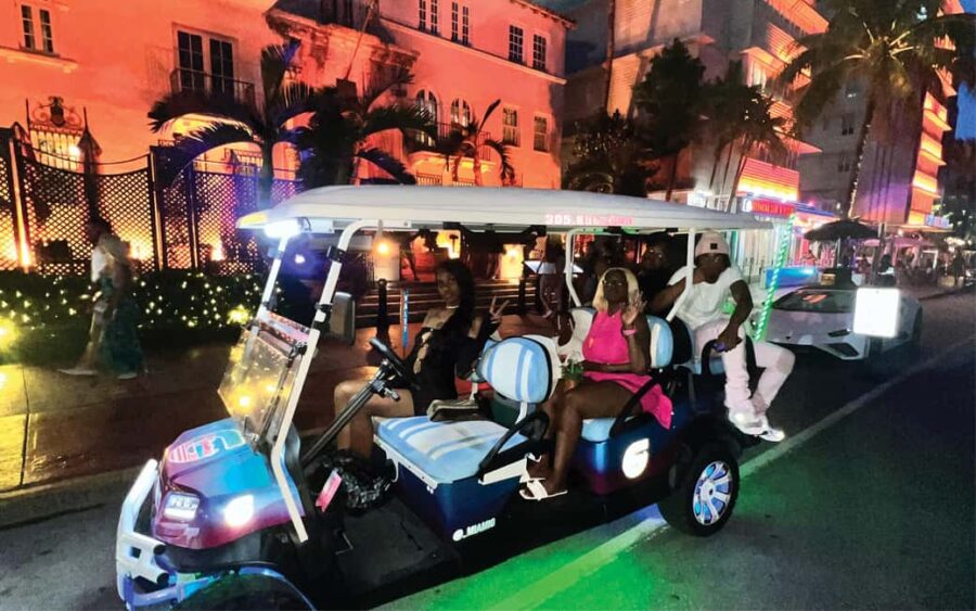 Miami Beach|South Point Golf Cart Tour - Miami-G Custom Golf Carts Bring Style and Comfort to Your Tour