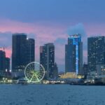 Miami Evening Sunset Cruise Millionaire Homes+Skyline Lights - Miami Sunset Views Over Biscayne Bay