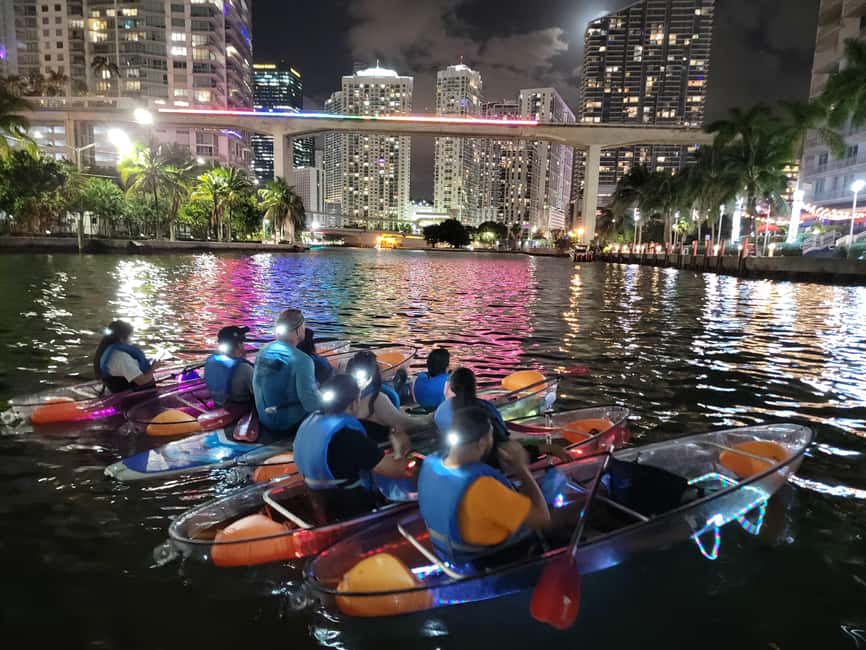 Miami: Guided LED-Lit Kayak Night Tour - The LED-Lit Kayaks and Paddle Boards