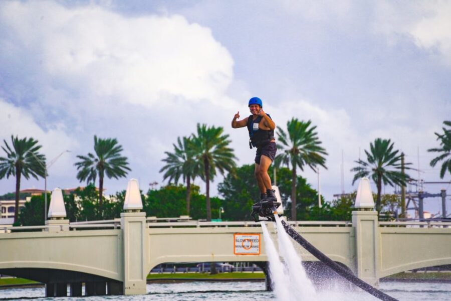 Miami: Learn to Flyboard with a Pro! 30 min session - The Instructional Process and Flying Over Downtown Miami