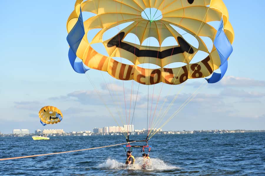 Miami: Parasailing and Jet Ski Combo Adventure - Departure Point at Pier 9 in Dinner Key Marina