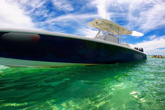 Miami Private Boat Rental to Sandbars and More - Scenic Views of Biscayne Bay and Miami Landmarks
