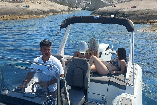Milos Island: Private Boat Rental in Milos Greece with no licence - Discover Milos’ Hidden Beaches and Secret Coves