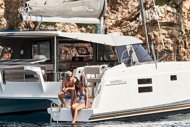 Milos Luxury Catamaran Cruise to Kleftiko Bay with Lunch - The Luxurious Catamaran: Spacious Deck and Comfort