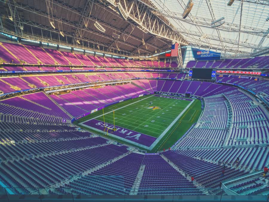 Minnesota Vikings Football Game at US Bank Stadium - US Bank Stadium: A Modern Football Venue