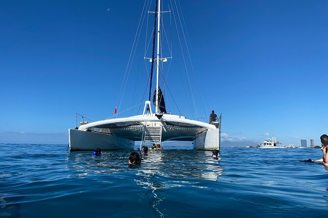 Moanas SwimnSail Cocktail Cruise Along the Waikiki Coast - Navigating the Waikiki Coast in Style