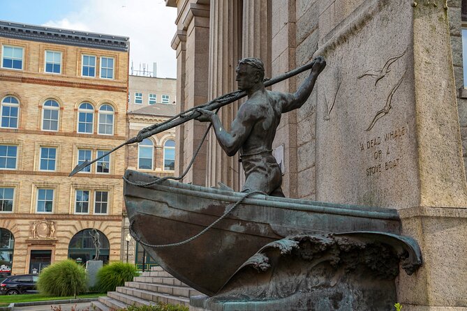 Moby Dick's New Bedford Smartphone Guided Walking Tour - Details of the Lightship Sailors Memorial
