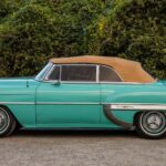 Monterey & Big Sur: 1954 Chevy Bel Air Convertible Rental - Drive a 1954 Chevy Bel Air in Seafoam Green and Chrome