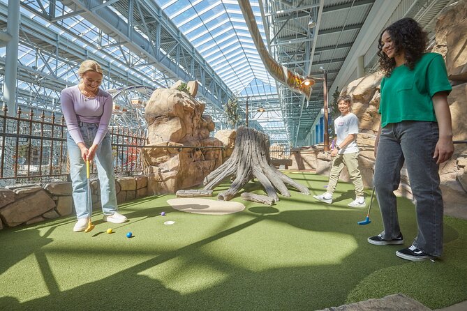 Moose Mountain Adventure Golf in Mall of America - The Whimsical Northwoods Design and Vintage Vehicles