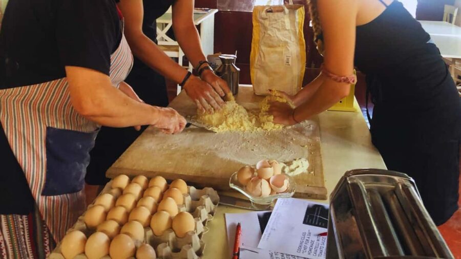 Morcone: Pasta-Making Class with Farm Tour and Lunch - Making Pasta with Ancient Saragolla Wheat