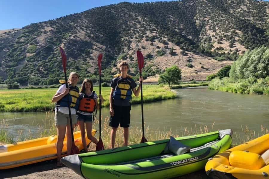 Morgan: Guided Kayaking on the Weber River - Scenic Weber River Setting with Exciting Rapids