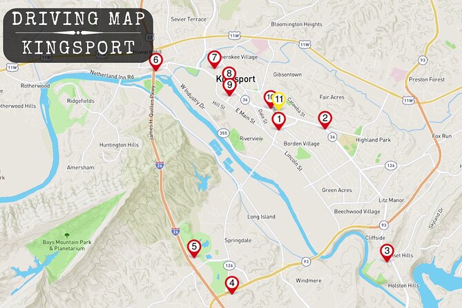 Murder Mystery Detective Experience in Kingsport TN - From Downtown Kingsport to Outskirts