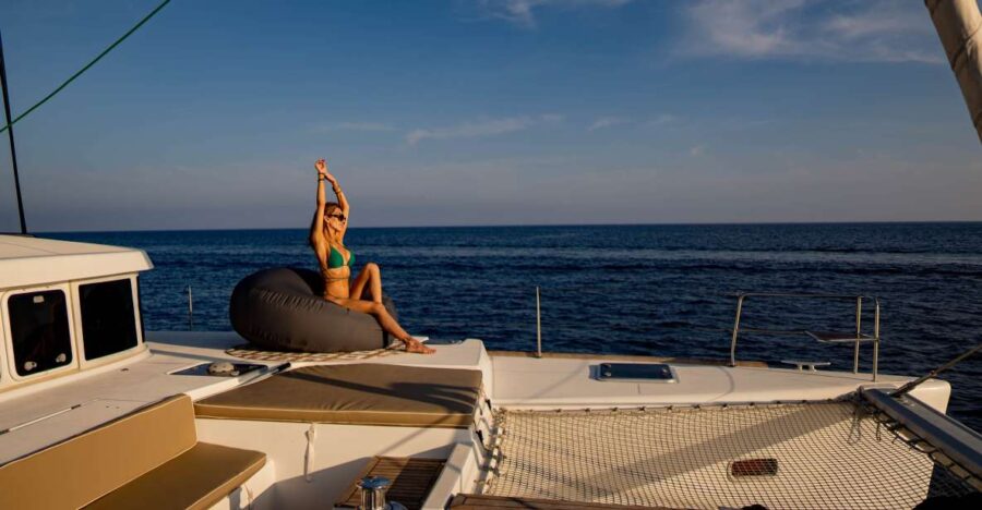 Mykonos: Boho Experience Catamaran Cruise - Departing from Paraga Beach for a Stylish Sailing Experience