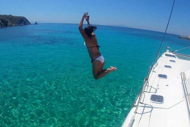 Mykonos Catamaran Private Sunset Cruise, Full Meal & Open-Bar - Classic Sailing and Safety with a Skilled Crew