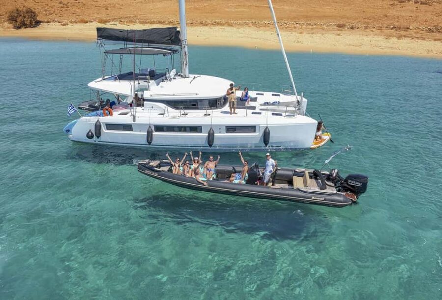 Mykonos: semi-private cruise around southcoastline of island - The Scenic View of Mykonos’ South Coast from the Water