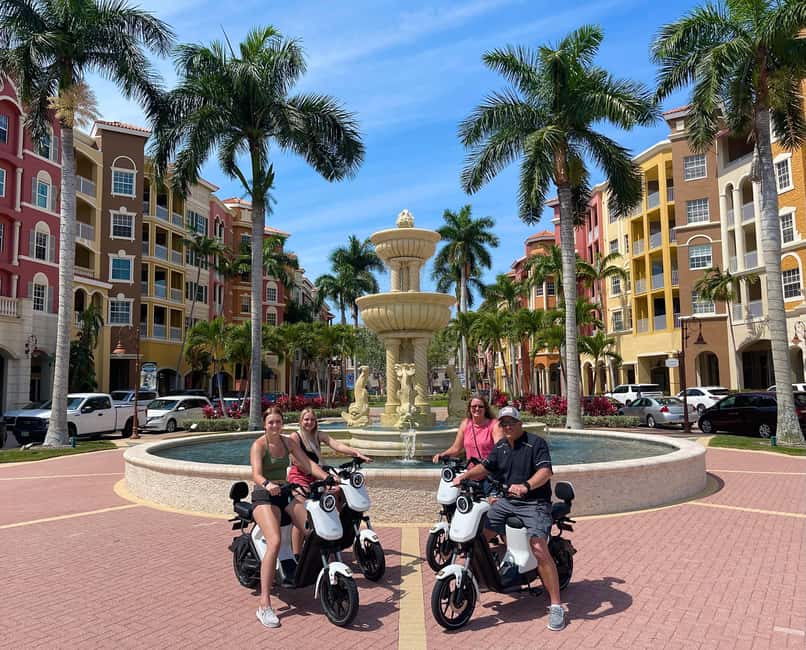 Naples Florida: Downtown Electric Moped Tour - Fun For All - Exploring the Historic Old Naples District