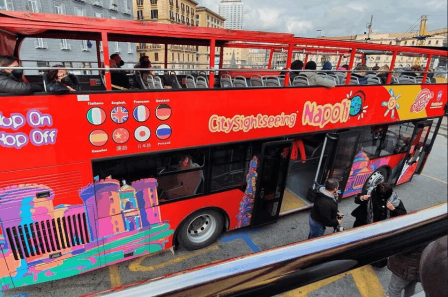 Naples: Hop-On Hop-Off Bus Tour with Train from Salerno - The Scenic Train Journey from Salerno to Naples