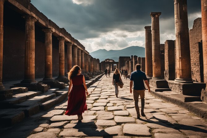 Naples to Sorrento transfer via 2 hours in Pompei (or vice versa) - From Naples or Sorrento to Pompeii in Comfort and Style