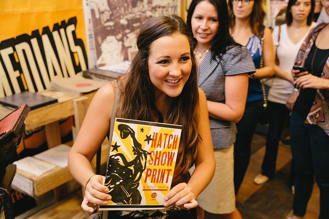 Nashville Hatch Show Guided Letterpress Tour with Souvenir Poster - Step Inside the Hatch Show Print Workshop
