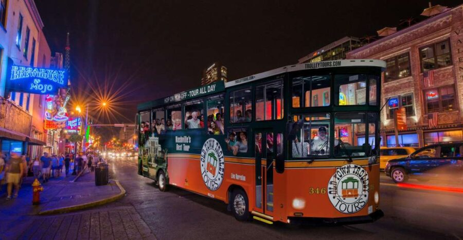 Nashville: Music City Nighttime Trolley Tour - The Route Through Nashville’s Musical Landmarks