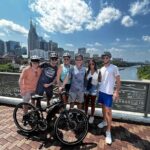 Nashville's Hidden Gems E-bike Tour - Pedestrian Bridge with Stunning Cumberland River Views