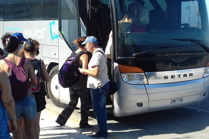 Naxos Highlights Bus Tour with Free Time for Lunch at Apeiranthos - Crafting Greek Traditions at Damalas Pottery and Olive Press Museum