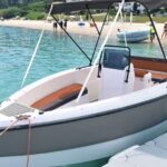 New modern License Free Boat Rental in Paros - The Modern Speedboat Designed for Simplicity and Safety