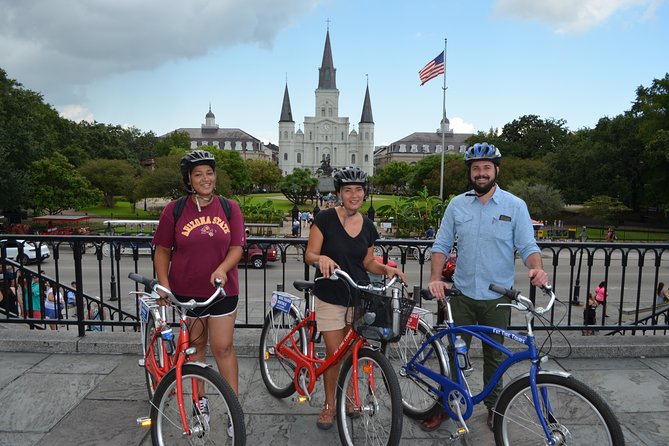 New Orleans French Quarter & Cemetery Bike Tour - Admiring the St. Louis Cathedrals Architectural Grandeur