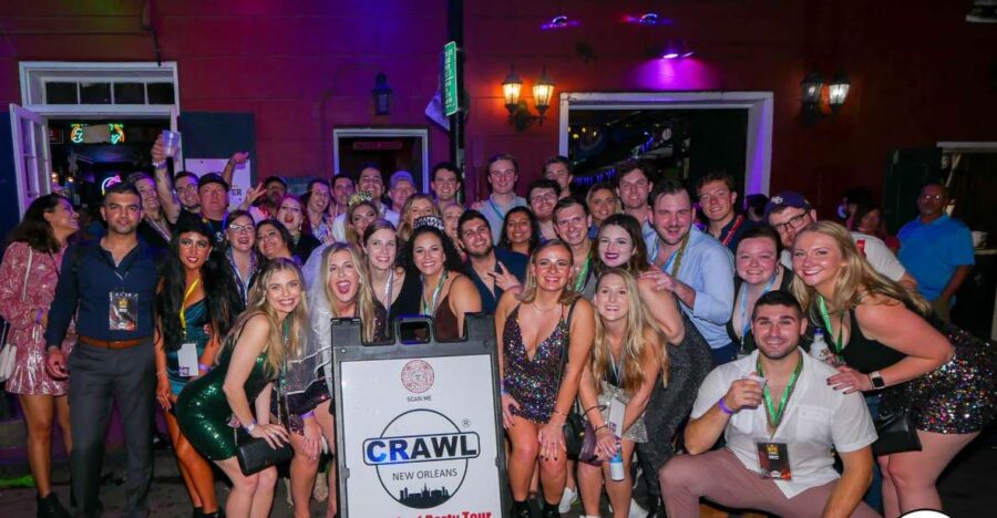 New Orleans: VIP Bar and Club Crawl Tour with Free Shots - Meet at the Large Purple Check-in Table
