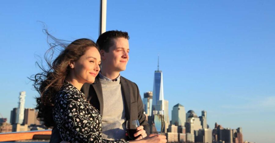 New York City Champagne, Cheese, Caviar & Sightseeing Cruise - The Vintage Yacht Experience on the Hudson River