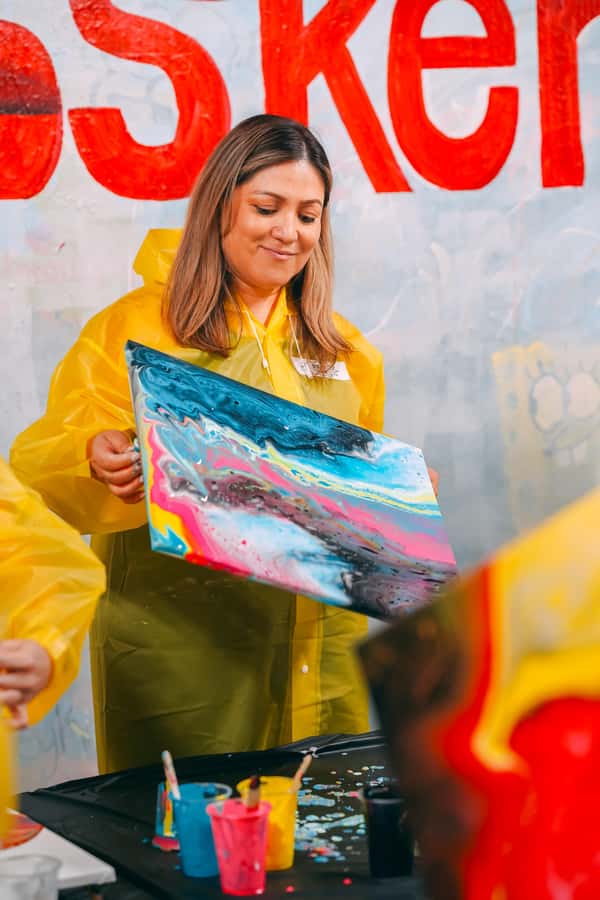 New York: Private Fluid Art Class with Supplies - Location and Access for the Fluid Art Experience