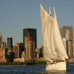 New York Sunset Schooner Cruise on the Hudson River - Views of New York Citys Skyline at Sunset