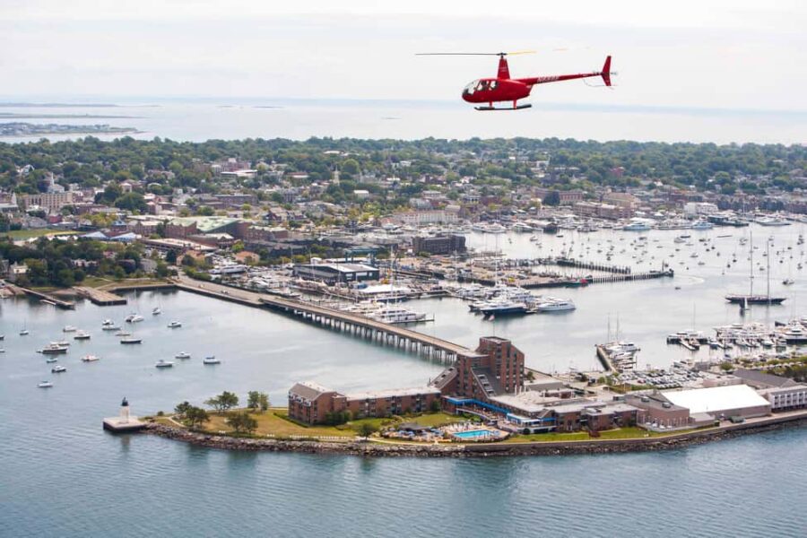 Newport: Helicopter Tour Over Mansions for up to 3 people - Tour Options and Customization