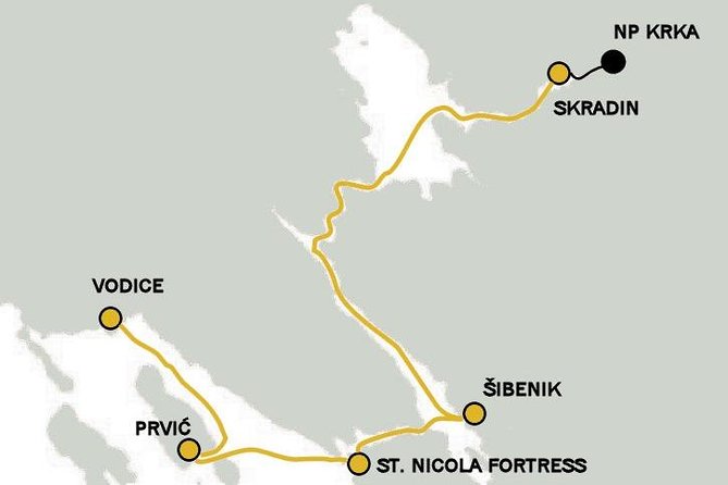 NP Krka Private Boat Experience - The Start at D-Resort Sibenik and Round-Trip Comfort