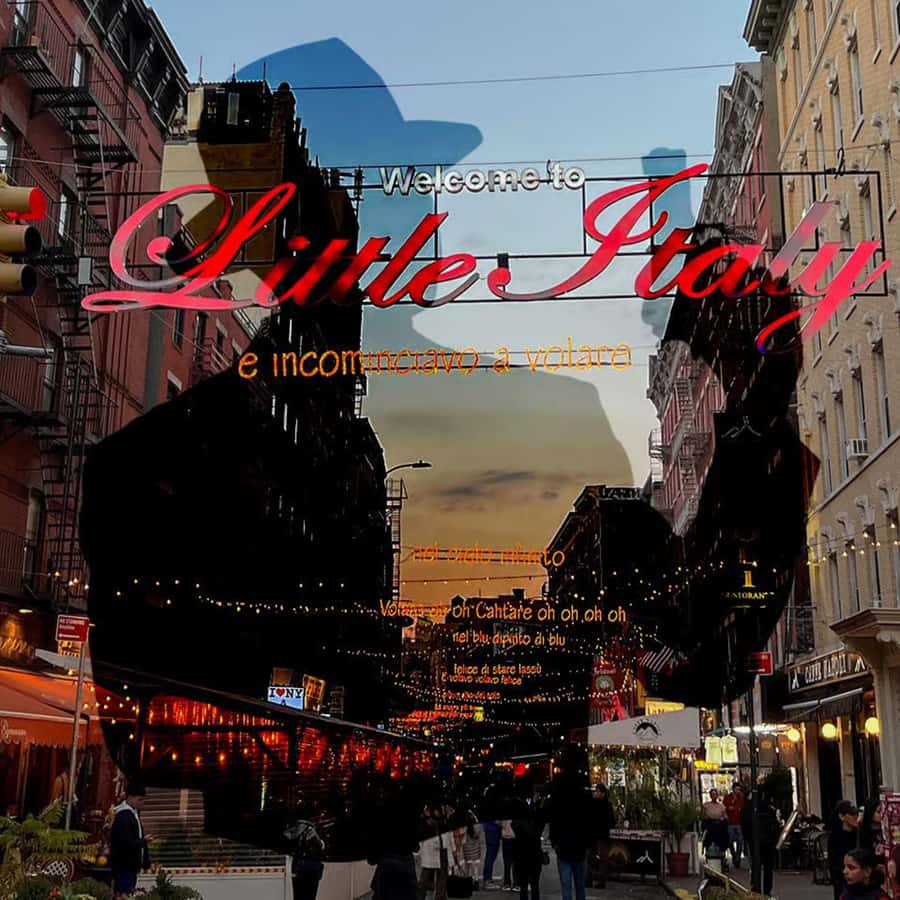 NYC: MOB John Gotti Mafia History Little Italy Tour+Dinner - Little Italy’s Festive Streets with Holiday Lights