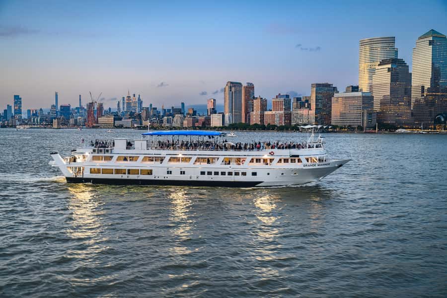 NYC Sunset Cruise with DJ, Skyline & Statue of Liberty - Meeting Point at Pier 36 in Manhattan