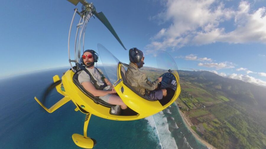 Oahu: Gyroplane Flight over North Shore of Oahu Hawaii - Starting Point at Dillingham Airfield on Oahu’s North Shore