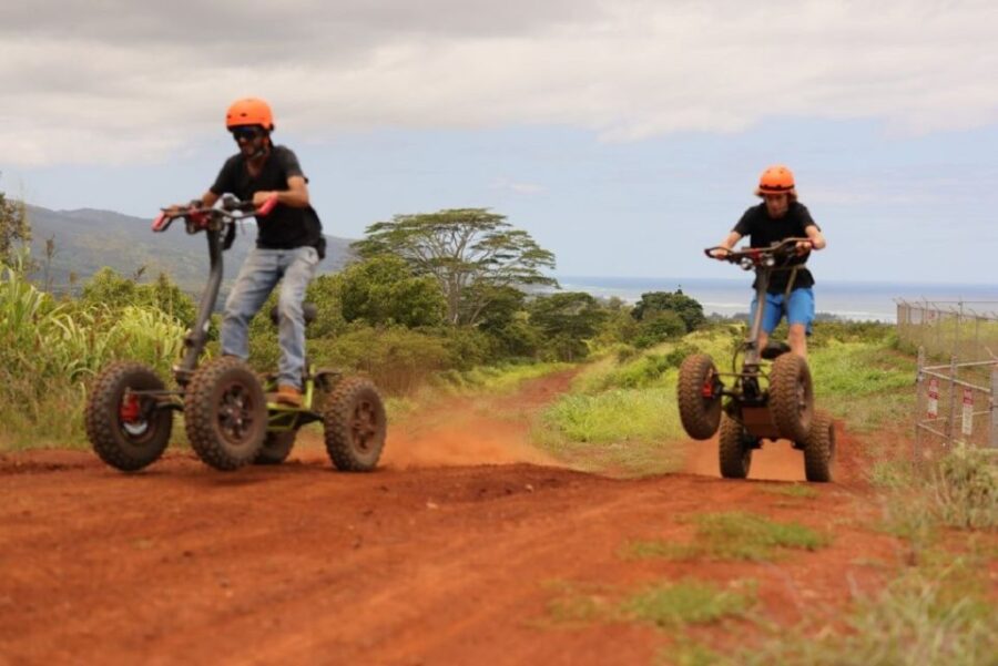 Oahu, Haleiwa: Da Mongoose EzRaider 1.5 hour ATV Adventure - Scenic Trails and Panoramic Views of Waianae and Waialua