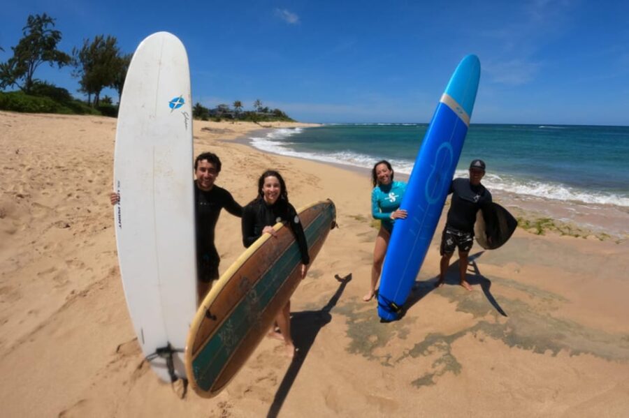 Oahu: Kids Tandem Surf Lesson for Ages 10 and Under - Meet at North Shore Banzai Surf School Near Haleiwa