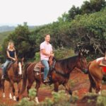 Oahu Sunset Horseback Ride - Starting the Sunset Ride at Gunstock Ranch