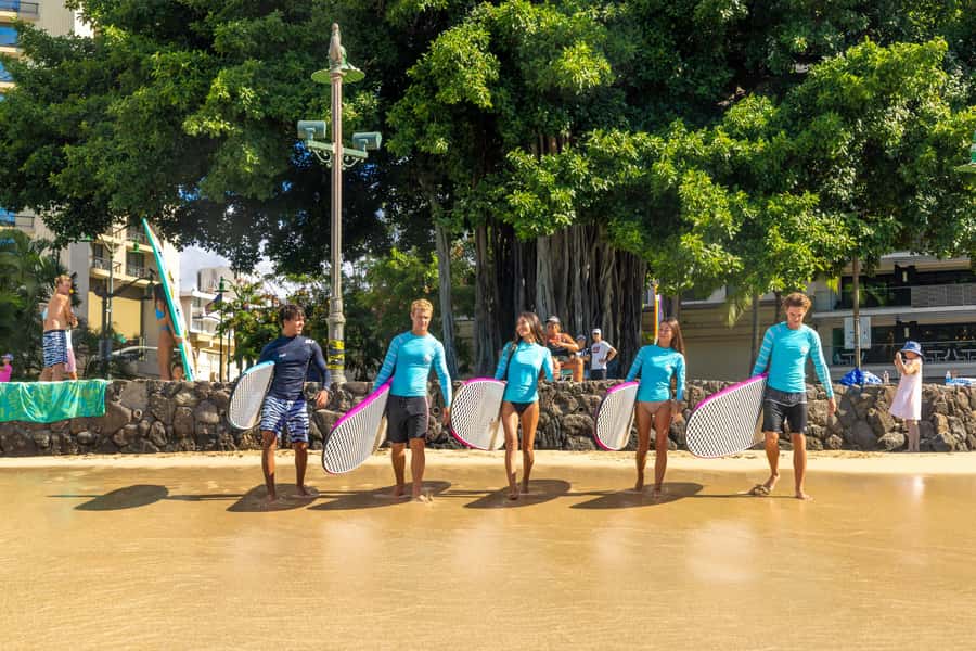 Oahu: Waikiki Private Surf Lesson For Groups (2 or more) - Starting Point at Waikiki’s Twin Fin Hotel and Easy Parking Options